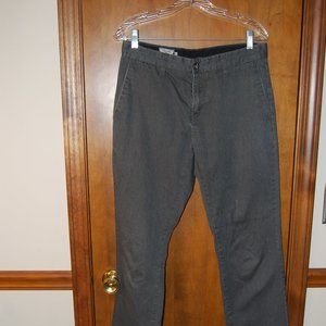 Volcom Mens straiight Chino pants gray size 30